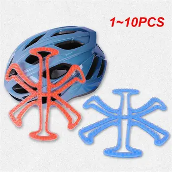1 ~ 10ШТ Замена коврика для шлема Комфортные Дышащие Удобные Аксессуары для велосипеда Накладка для шлема Tpe Накладка для шлема для электромобиля