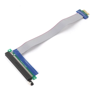 2шт PCI-E Express От 1X до 16X Riser Card Гибкий Плоский PCI Express От 1 до 16 X Адаптер PCI-E Extender Cable
