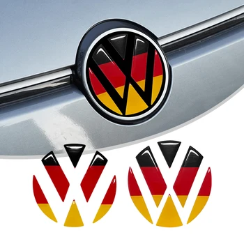 Для Volkwagen VW Golf7 CC POLO Jetta Passat Touareg Bora Гриль Декоративные Наклейки Автомобиля Передняя Задняя Эмблема Значок Наклейка С Логотипом