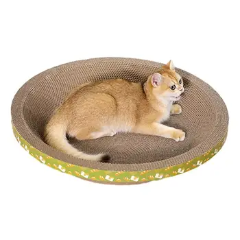 Картонные когтеточки для кошек, гнездо из картона высокой плотности с гофрированной бумагой, мебель для кошек для кабинета, жилое гнездышко для котенка