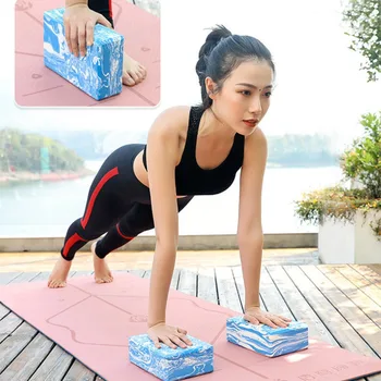 Плитка Yoga Brick из камуфляжа EVA высокой плотности, нескользящая, защищающая от давления, аксессуары для занятий спортом, фитнесом, пилатесом, пенопластовые блоки для йоги