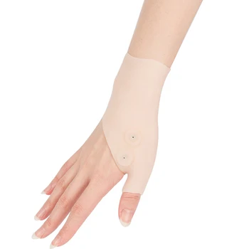 Силиконовая Магнитотерапевтическая Перчатка для Защиты Рук от Растяжения Запястья при Мышечных Болях и спазмах