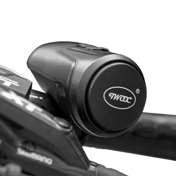 Электрический велосипедный звонок, электрический гудок, громкий звук 125 дБ для горного велосипеда, скутера, MTB велосипеда, USB-зарядки, противоугонная сигнализация безопасности.