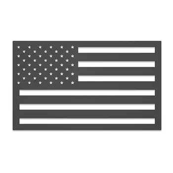 1 пара рельефных 3D металлических наклеек с эмблемой американского флага, матовых черных патриотических наклеек на автомобили с флагом США, наклеек на кузов автомобиля