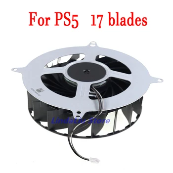 1 шт. OEM Ремонтная деталь Вентилятор внутреннего радиационного кулера для консоли PS5 Охлаждающий вентилятор с 17 лопастями Foxconn для PlayStation 5