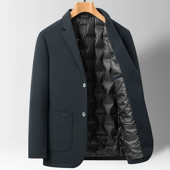 2023 Высококачественный новый костюм-пуховик модный красивый мужской пиджак с лацканами slim slim новые кашемировые Блейзеры национального стандарта (M-4XL)