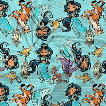 50 *145 Disney Q версия Princess Серия Пузырчатый атлас Материал из чистого хлопка Ткани для лоскутного шитья Лоскутное одеяло Материал ткани своими руками