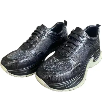 BATMO 2023 новое поступление, Модная повседневная обувь из кожи ската, мужские кроссовки из натуральной кожи PDD124