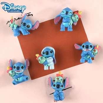 Disney Stitch Магнит на холодильник, Мультяшный милый 3D Fuuny Украшение для холодильника, сообщение, подарок на вечеринку, День рождения