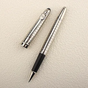 Jinhao 163 Офисная школьная шариковая ручка, металлическая ручка в подарок, 0,7 мм, сменная ручка-роллер