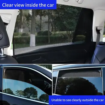 Автомобильные шторки на окнах Защищают от ультрафиолета, Автоматическая шторка с магнитной адсорбцией, Универсальная Солнцезащитная шторка на боковом окне, шторка на боковом окне, солнцезащитный козырек