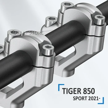 Аксессуары для мотоциклов Зажим для руля, удлинитель, крепление адаптера для руля со смещением для Tiger850 Tiger 850 Sport 2021-