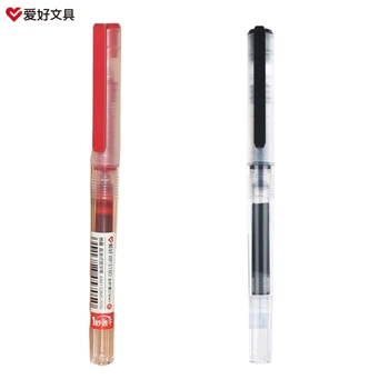 Гелевая ручка Школьные принадлежности Черная Красная Шариковая ручка 0,5 мм, роликовая ручка для студентов