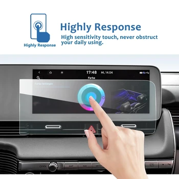 Для Ioniq 5 12,3 Дюймов 2021 2022 Автомобильный GPS навигатор ЖК Дисплей Инструментальный Дисплей ПЭТ Защитная Пленка Для Экрана Аксессуары Для Интерьера Авто