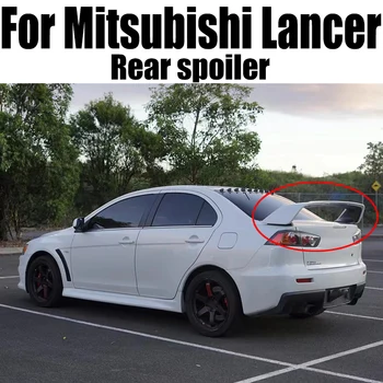 Для Mitsubishi Lancer Evo высококачественный АБС-пластик неокрашенного цвета, задний спойлер, крыло, крышка багажника, автомобильный стайлинг