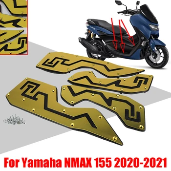Для Yamaha NMAX 155 N-MAX 155 Nmax155 N-MAX155 2020 2021 Аксессуары Для мотоциклов Подставка Для Ног Подножка Педали Колодки Колышки Пластина