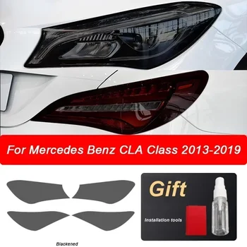 Защитная Пленка Для Автомобильных Фар Задний Фонарь Черная Прозрачная Наклейка Для Mercedes Benz CLA Class C117 X117 W117 C118 X118 AMG CLA45