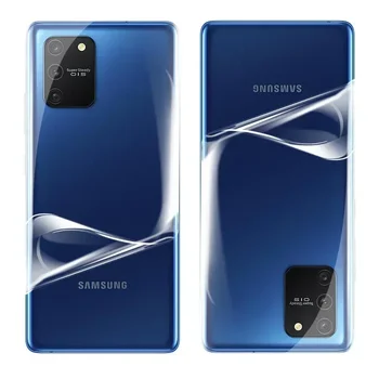 Защитная Пленка для Задней панели телефона из 2 предметов для Samsung Galaxy S10 Note 10 Lite S10e S8 S9 Plus S8 9 Мягкая Гидрогелевая Пленка Без Защитного Стекла