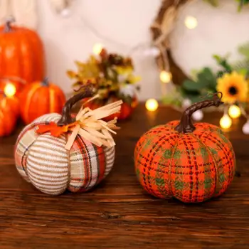 Легкие осенние украшения, универсальные тканевые украшения из тыквы для осеннего Дня Благодарения, Хэллоуина, реквизита для домашнего бара, покупок.
