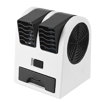 Мини-кондиционер 3-В-1, вентилятор, увлажнитель, очиститель воздуха для дома / улицы, Портативный бесшумный охладитель воздуха с питанием от USB / аккумулятора