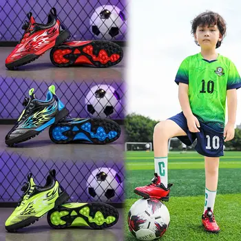 Модные футбольные бутсы для детей Подростков взрослых Детские Футбольные бутсы Футбольные бутсы для мальчиков Футбольные Тренировочные кроссовки 5003