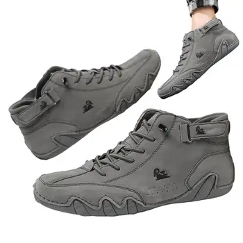 Мужская Повседневная обувь, Мужские кроссовки из коровьей замши, Модные Дизайнерские Итальянские Мокасины, Дышащая Мужская обувь для вождения Zapatos Hombre