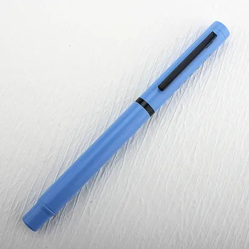 Новая роскошная Синяя авторучка Высококачественные Металлические Чернильные ручки для канцелярских принадлежностей Школьные принадлежности