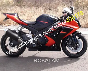 Обтекатели для гоночных мотоциклов Suzuki GSX-R1000 07 08 GSXR 1000 2007 2008 Красные, черные Обтекатели K7 (литье под давлением)