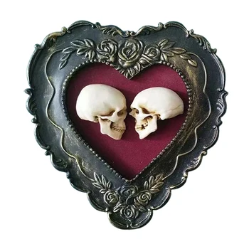 Пара черепов, украшение для Хэллоуина, подарки для пары, Подарки для Нее, Подарки для него, Помолвка, Годовщина свадьбы