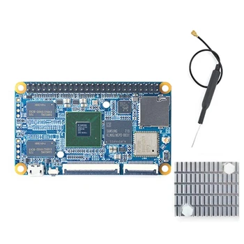 Плата разработки CORE6818 + Радиатор + Антенна S5P6818 Четырехъядерный процессор 1G + 8G Wifi + BT Гигабитный порт Ethernet Lubuntu Android 7.1.2