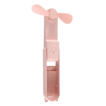 Портативный вентилятор Мини Ручной вентилятор USB 1200 мАч для подзарядки Ручной маленький карманный вентилятор с блоком питания