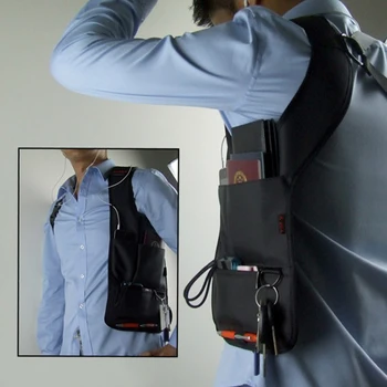 Противоугонная скрытая наплечная сумка для подмышек, дорожный карман для инструментов, кобура, сумка-кошелек через плечо