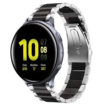 Ремешок из нержавеющей стали для Samsung Galaxy watch Active 2/46 мм/42 мм ремешок Gear S3 Frontier band Huawei watch GT 2 браслет Active2