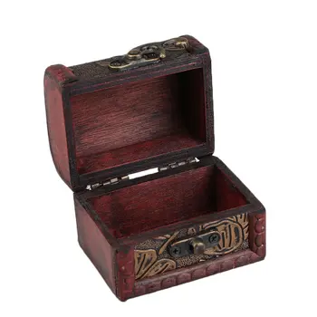 Ретро Деревянная коробка для часов, ювелирные изделия, колье, Кольца, Органайзер для хранения, доставленный случайным образом, Cajas Para Relojes
