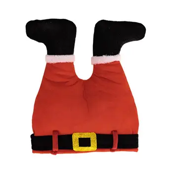 Рождественское украшение в виде шляпы с эльфом, веселая праздничная рождественская шляпа, аксессуары для рождественских костюмов, полосатые штаны Санты для торжеств.
