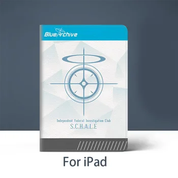Синий Архив Аниме schale Cover Case Для iPad 10.2 8th 9th 10th Air 2 3 Mini 1 2 3 5 6 Роскошный Силиконовый Чехол iPad Air Pro 11 10.9
