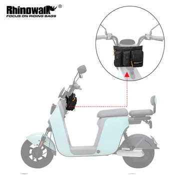 Сумка для электровелосипеда Rhinowalk Объемом 2 л, передняя сумка для электромобиля, руль для электровелосипеда, портативная сумка для хранения велосипедов, сумка через плечо