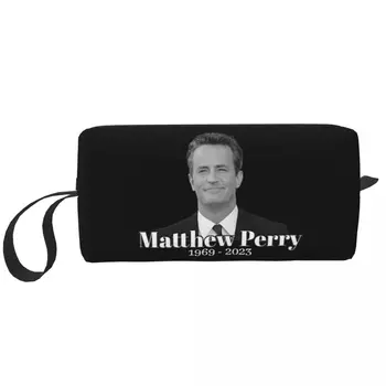 Сумки для макияжа Rip Matthew Perry Спасибо за воспоминания Мужская косметичка Модный водонепроницаемый чехол для хранения кошелька