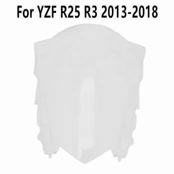 Черное Прозрачное Ветровое Стекло Для Yamaha R25 R3 2013-2014-2015-2016-2017-2018 Подходит Для Ветрового стекла YZF Wind Deflectore Convention