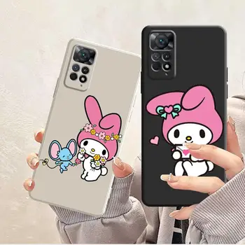 Чехлы My Melody с рисунком Hello Kitty Для Мобильного Телефона Redmi 9S 10C 9A 11 9C 9 8T K40 8 10 Pro 7A 8T