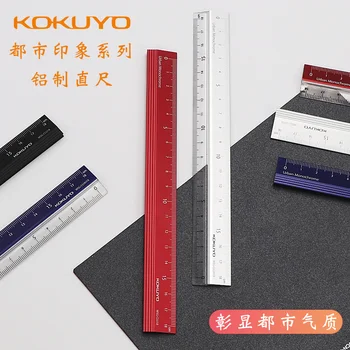 Японская Алюминиевая линейка KOKUYO Campus WSG-CLUH18 Design Straightedge Ruler 18 см, 1ШТ